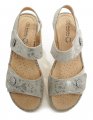 Wojtylko 7S23529S stříbrné dámské sandály | ARNO.cz - obuv s tradicí