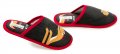 Axim 4P24076 černo červené dětské papuče | ARNO.cz - obuv s tradicí