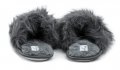 Axim 7P24072 tmavě šedé dámské chlupaté papuče | ARNO.cz - obuv s tradicí