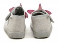 Befado 465P110 JEDNOROŽEC šedo růžové dětské bačkůrky | ARNO.cz - obuv s tradicí