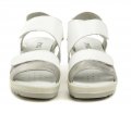 IMAC I3470e01 bílo stříbrné dámské sandály na klínku | ARNO.cz - obuv s tradicí