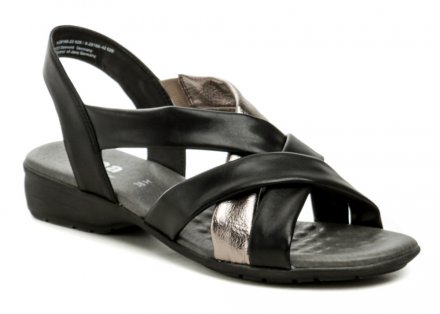 Dámská letní  vycházková sandálová obuv, vyrobená ze syntetické kůže.