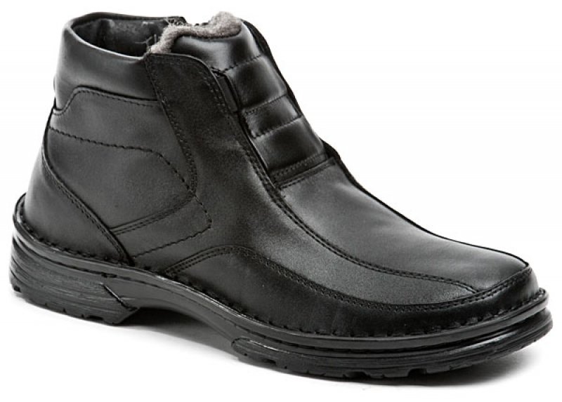 Bukat 176 černé pánské zimní kotníkové boty | ARNO.cz - obuv s tradicí
