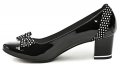 Abil 568 černé lakové dámské lodičky na podpatku | ARNO.cz - obuv s tradicí