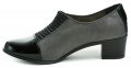 Mintaka 52987 černo šedé dámské lodičky | ARNO.cz - obuv s tradicí