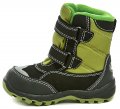 Peddy PT-631-28-15 černo zelené dětské zimní boty | ARNO.cz - obuv s tradicí