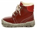 Pegres 1700 červená dětská zimní obuv | ARNO.cz - obuv s tradicí