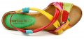 Bertuchi 4130 barevné dámské sandály na klínu | ARNO.cz - obuv s tradicí