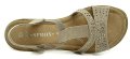 Sprox 177042-LGR béžové sandály na podpatku | ARNO.cz - obuv s tradicí