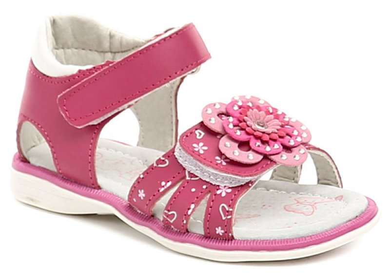 Happy Bee B127484 růžové dívčí sandálky | ARNO.cz - obuv s tradicí