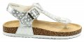 Sprox 163521 stříbrné dívčí sandálky | ARNO.cz - obuv s tradicí