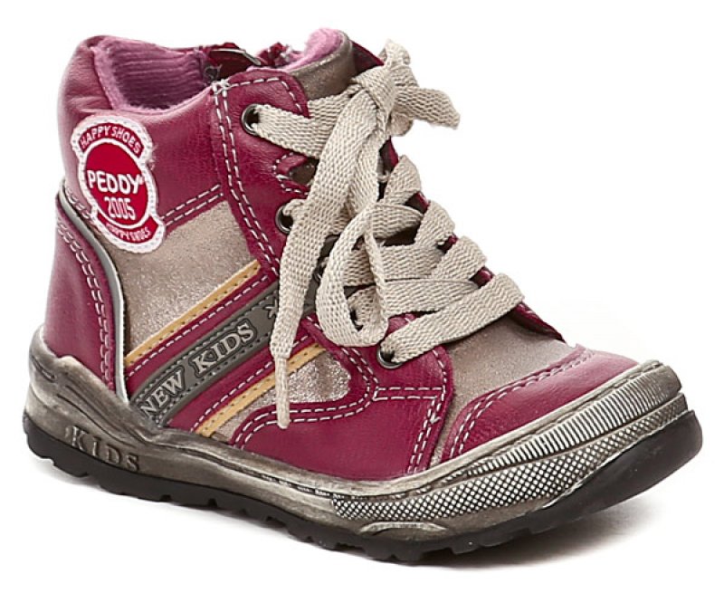 Peddy PV-622-35-02 fialová kotníčková obuv | ARNO.cz - obuv s tradicí