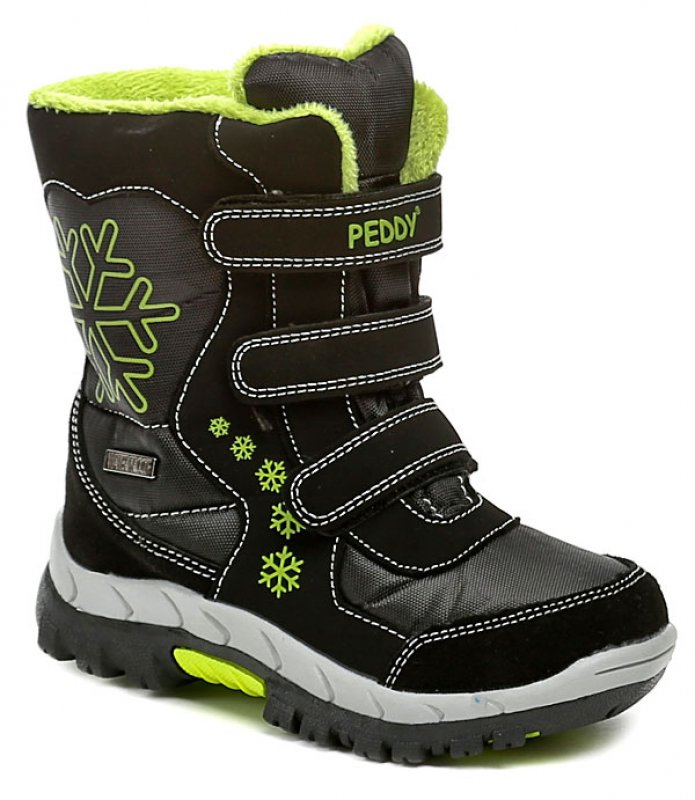 Peddy PX-531-36-02 černé dětské zimní boty | ARNO.cz - obuv s tradicí