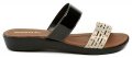 Azaleia 324-159-609 černo béžové dámské pantofle | ARNO.cz - obuv s tradicí