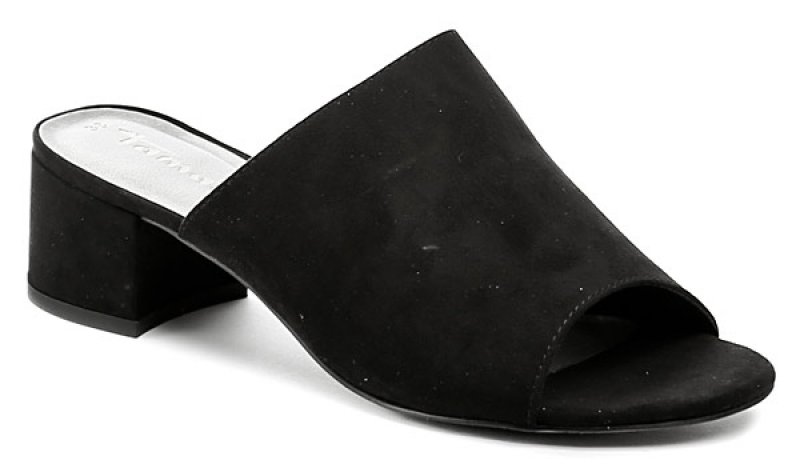 Tamaris 1-27204-28 černé dámské nazouváky | ARNO.cz - obuv s tradicí
