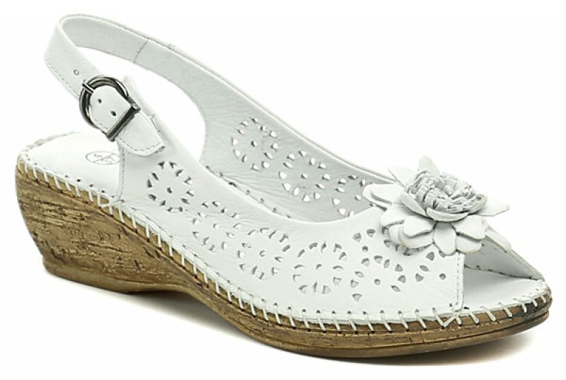 DEX 5263-18F bílá dámská letní obuv | ARNO.cz - obuv s tradicí