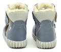 Pegres 1706 modré dětské kotníčkové Barefoot botičky | ARNO.cz - obuv s tradicí