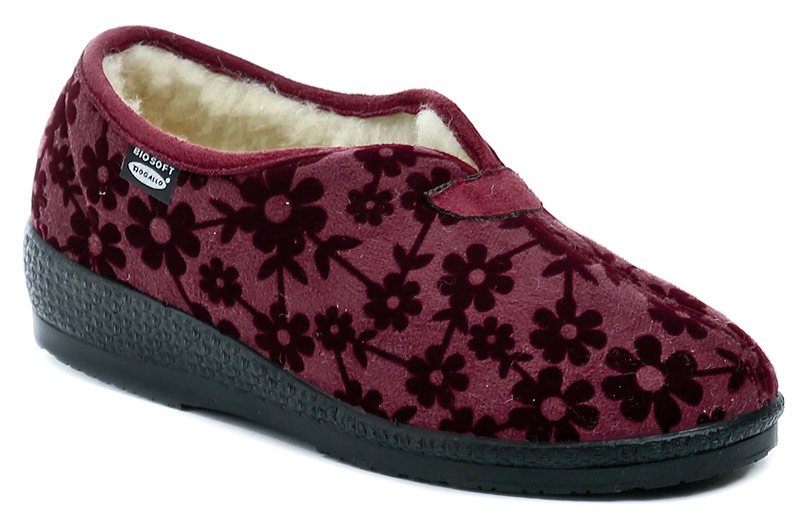 Rogallo 2655-007 bordó dámské zimní papuče | ARNO.cz - obuv s tradicí