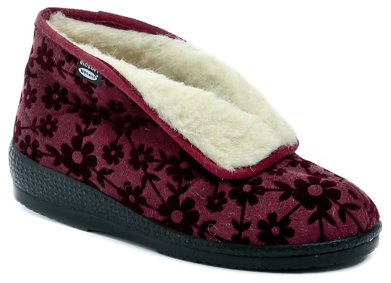 Rogallo 2669-004 bordó dámské zimní papuče | ARNO.cz - obuv s tradicí