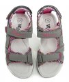 Wojtylko 5S40721 šedo růžové dívčí sandálky | ARNO.cz - obuv s tradicí