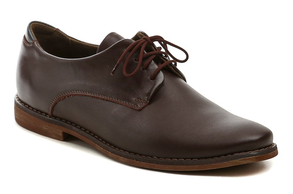 Koma 110305 tmavě hněd&eacute; p&aacute;nsk&eacute; nadměrn&eacute; polobotky