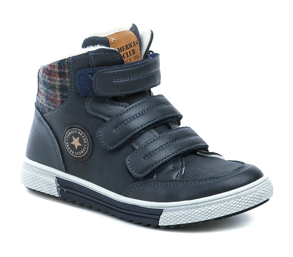 American Club GC19-21 navy dětsk&eacute; zimn&iacute; boty