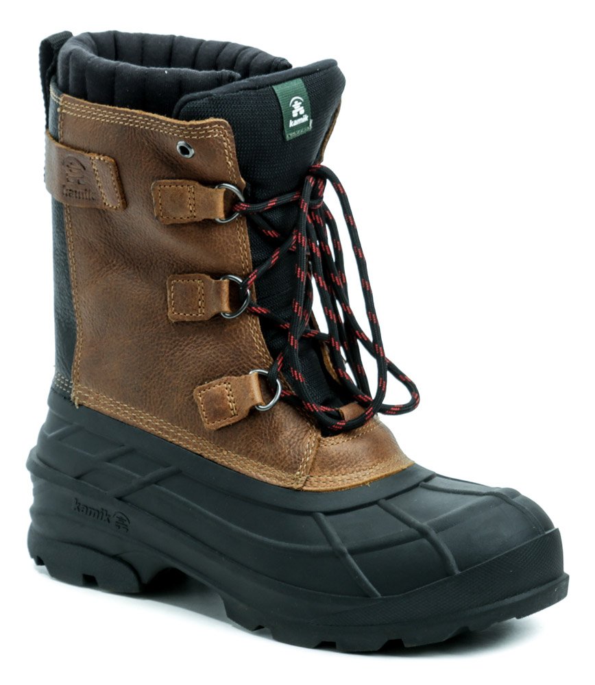 KAMIK ALBORG PLUS hněd&eacute; p&aacute;nsk&eacute; zimn&iacute; boty