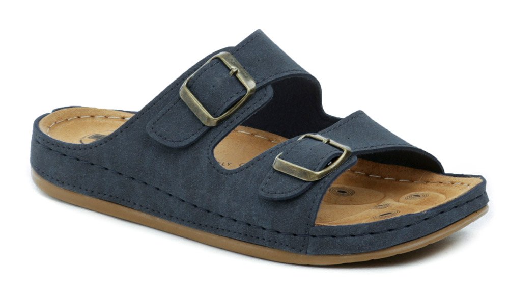 Medi Line 4123-020 navy p&aacute;nsk&eacute; zdravotn&iacute; pantofle