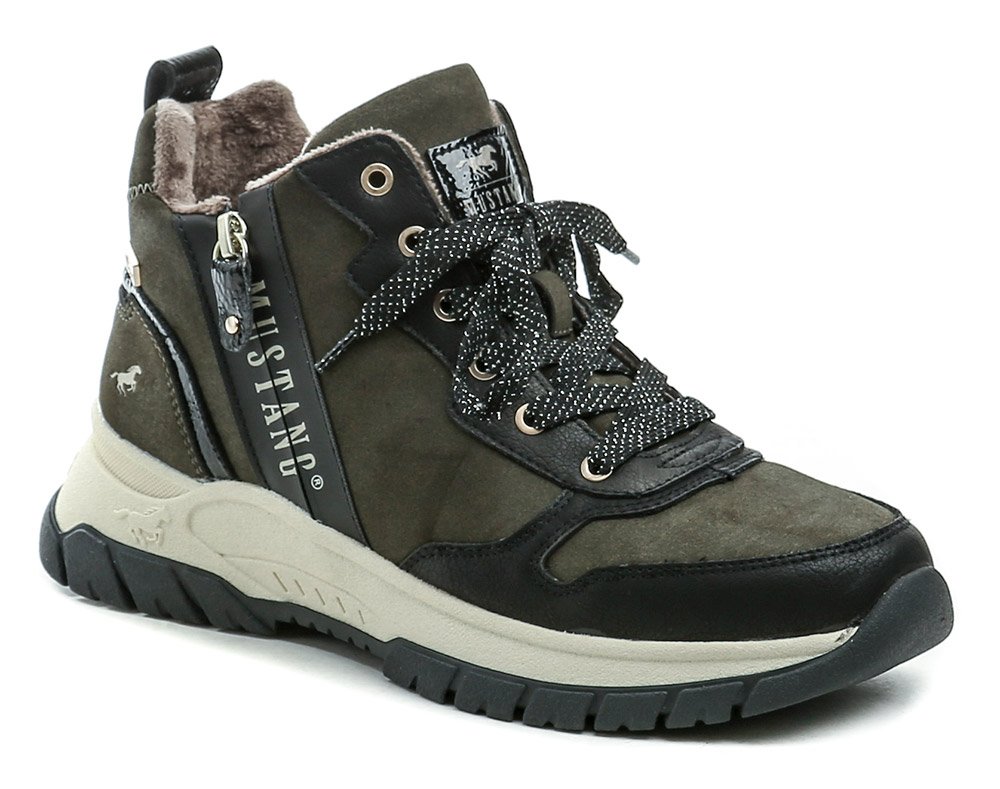 Mustang 15M0172006 oliva d&aacute;msk&aacute; zimn&iacute; obuv