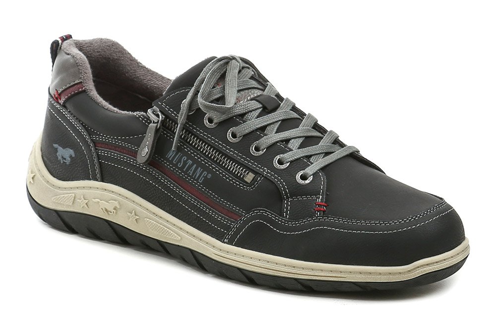 Mustang 15M018100100 černé pánské nadměrné polobotky