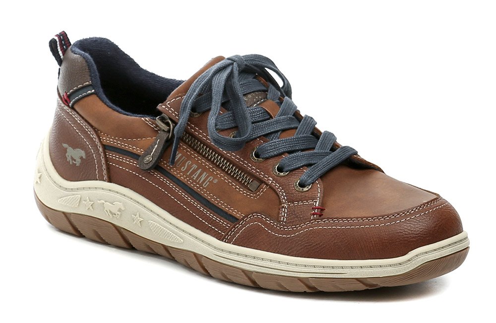 Mustang 15M018100100 cognac pánské polobotky