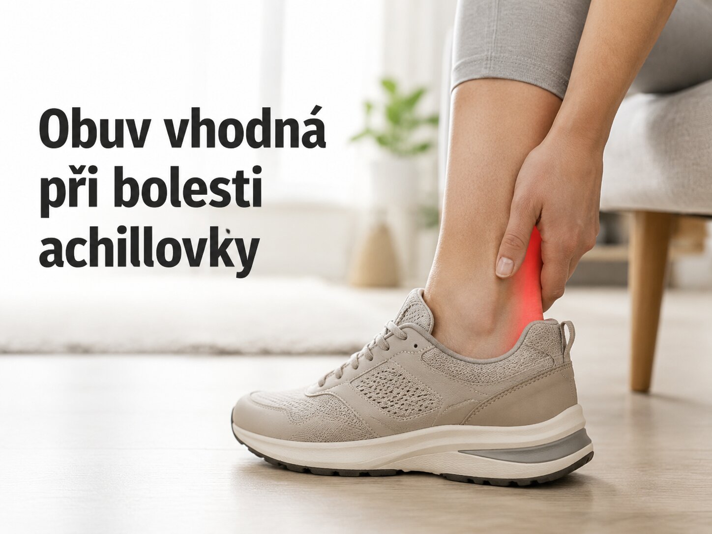 Bolest achillovy paty - vhodná obuv