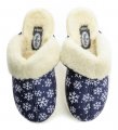 Rogallo 3330-011 modré dámské zimní papuče | ARNO.cz - obuv s tradicí