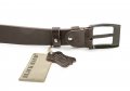 Black Hand 091-78 pánský hnědý kožený opasek šíře 38 mm | ARNO.cz - obuv s tradicí