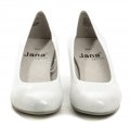 Jana 8-22477-20 white silver dámské lodičky šíře H | ARNO.cz - obuv s tradicí