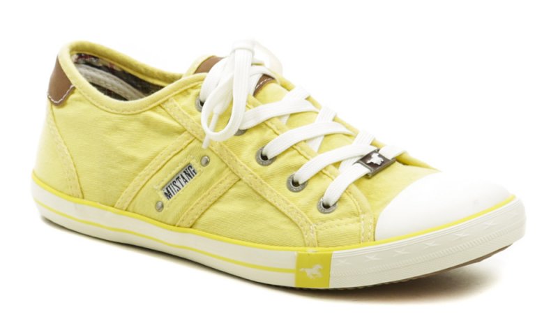Mustang 1099-310-610 žluté dámské nadměrné tenisky | ARNO.cz - obuv s tradicí