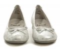 Jana 8-22163-20 stříbrné dámské baleríny šíře H | ARNO.cz - obuv s tradicí