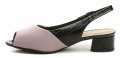 Piccadilly 114044-2 černo fialkové dámské zdravotní sandálky | ARNO.cz - obuv s tradicí
