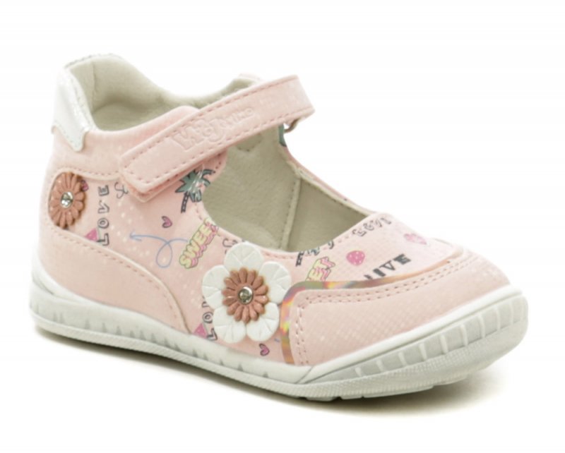 Wojtylko 1B23705 růžové dívčí střevíčky | ARNO.cz - obuv s tradicí