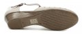 Wild 03479D světle šedé dámské sandály na klínku | ARNO.cz - obuv s tradicí
