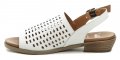 Wild 061114 bílé dámské sandály na podpatku | ARNO.cz - obuv s tradicí