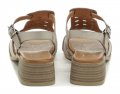 Wild 0611504 šedé dámské sandály na podpatku | ARNO.cz - obuv s tradicí