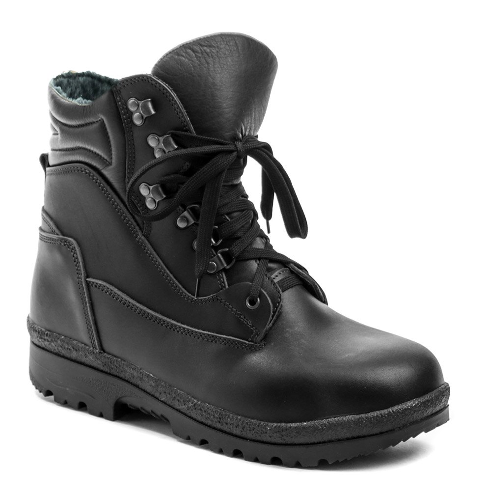 Livex 410 černá líc pánská zimní kotníčková nadměrná obuv EUR 49