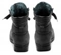 Livex 410 černá nubuk pánská zimní kotníčková nadměrná obuv | ARNO.cz - obuv s tradicí