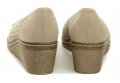 Mintaka 1610 béžové dámské lodičky na klínu | ARNO.cz - obuv s tradicí