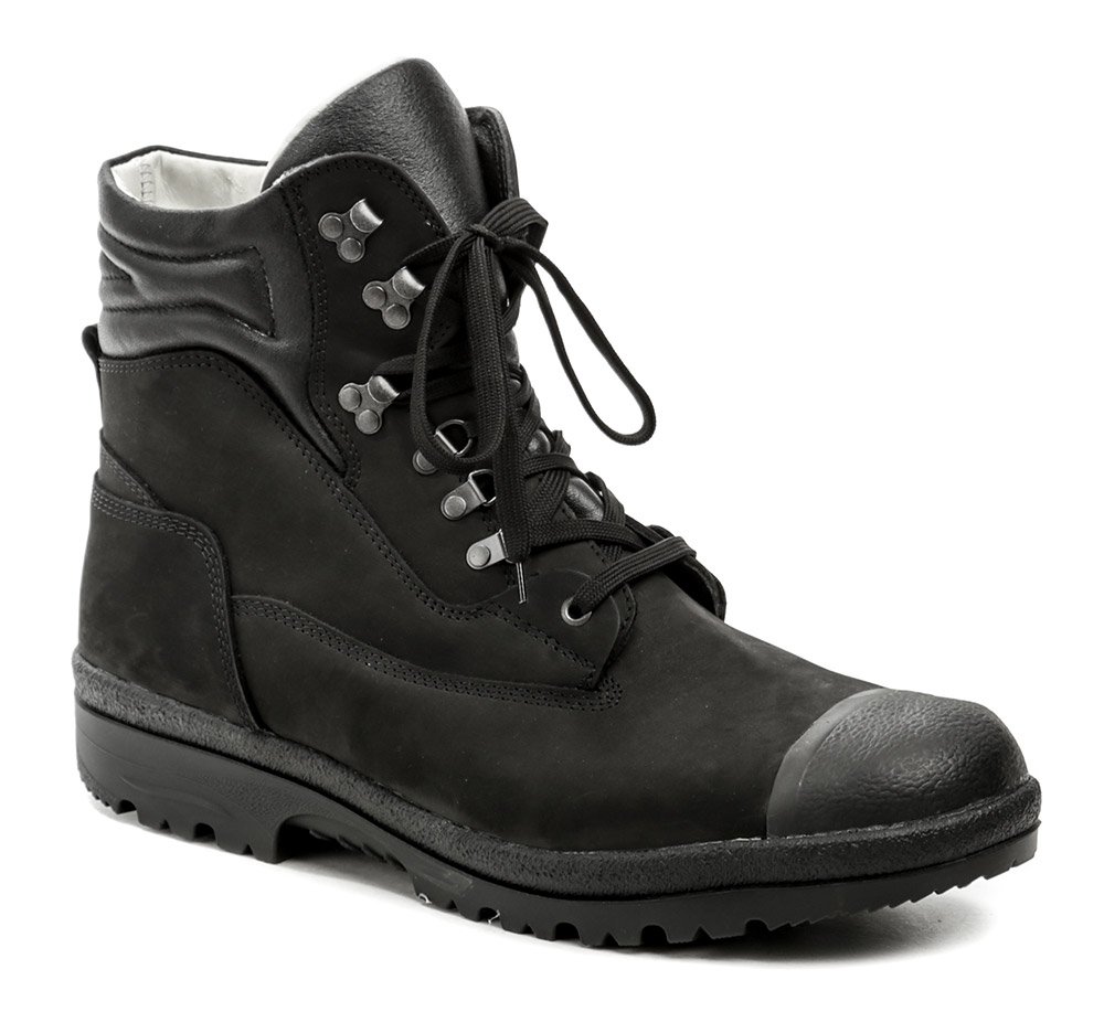 Livex 410-1 černá nubuk pánská kotníčková nadměrná obuv EUR 49