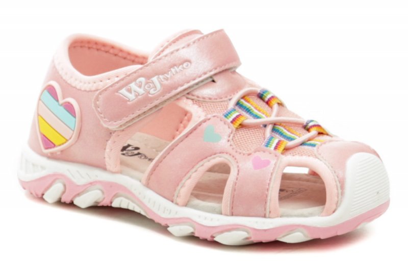 Wojtylko 1S23725R růžové dětské sandály | ARNO.cz - obuv s tradicí