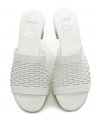 Wild 0661627D bílé dámské nazouváky na podpatku | ARNO.cz - obuv s tradicí