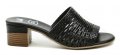 Wild 0661627A2 černé dámské nazouváky na podpatku | ARNO.cz - obuv s tradicí
