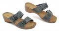 Scandi 240-2001-D1 šedé dámské nazouváky | ARNO.cz - obuv s tradicí